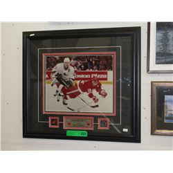 Autographed Steve Yzerman photograph