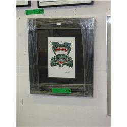 Richard Shorty framed print "Frog"