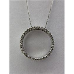 Diamond-set Eternity Style Necklace set
