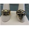 Image 1 : 2 Custom-Made Artist-Signed Biker Style Rings