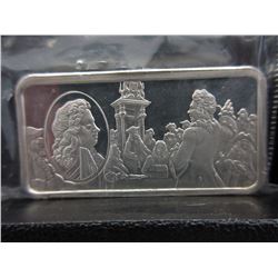 2.08 Troy Oz. Proof Quality .925 Silver Art Bar