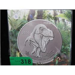 2016 Tyrannosaurus Rex CDA $20 Silver coin