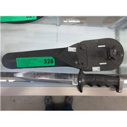 Tabata diving knife with sheath - used