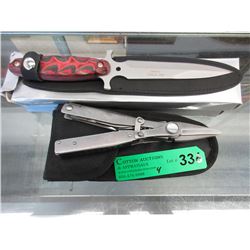 2 New knives & 2 multi practic tools