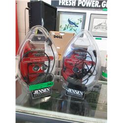 2 Hands free telephone headset
