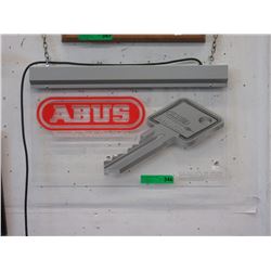 Electric ABUS advertising sign - used