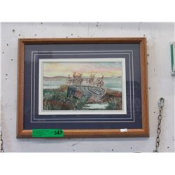 L. Robson original watercolor