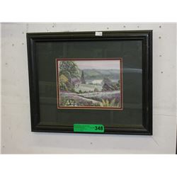 T. Richard framed print "Cottages"