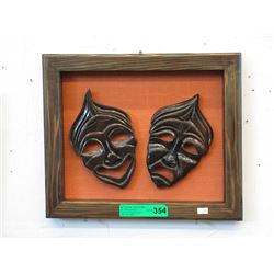 Framed Comedy / Tragedy masks