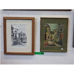 2 Signed original artworks