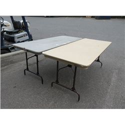 2 x 6' folding tables