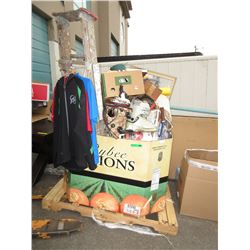 Skid of used household goods