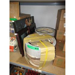 New - 2 Sets of glazed plant pots with drip trays