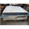 Image 1 : New - King size storage bed frame - white