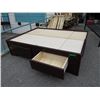 Image 1 : New - Full size storage bed frame - espresso