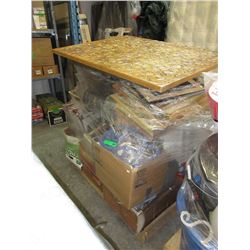 Skid of used household goods