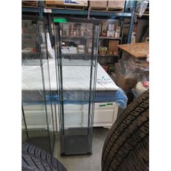 Interior lit glass curio cabinet