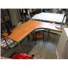 Image 1 : Corner desk with slide out tray - used
