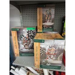 4 "North Pole Woods" decorations