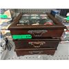 Image 1 : 3 Glass top jewelry boxes