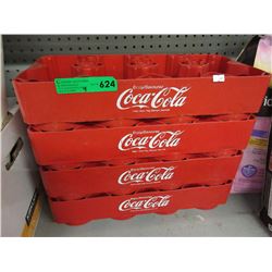 4 Coca-Cola flats for 2 liter bottles