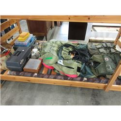 Large lot of fishing gear