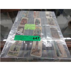 12 x 1915 Will's Cigarette cards