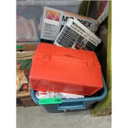 Box of used household goods