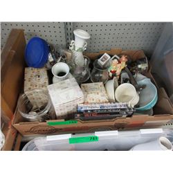 Box of used household items