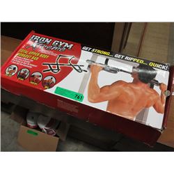 New - "Iron Gym" upper body workout bar