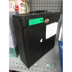 Case containing 3 sets of vintage LPs