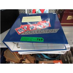 3 Binders of 1990s Hockey Trading Cards