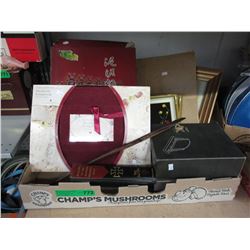 Box of new & used household items