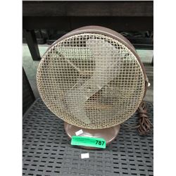 Vintage electric table fan - tilting
