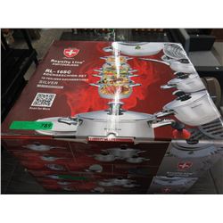 New - Stainless steel Swiss cookware