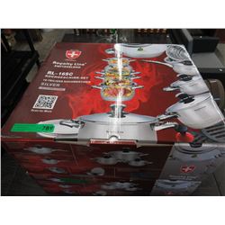 New - Stainless steel Swiss cookware