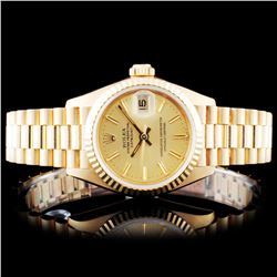 Rolex 18K Gold Presidential Ladies Wristwatch