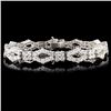 Image 1 : 18K Gold 8.12ctw Diamond Bracelet
