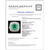 Image 4 : 14K White Gold 2.50ct Emerald & 1.26ct Diamond Rin