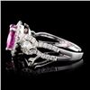Image 3 : 18K White Gold 2.00ct Sapphire & 0.80ct Diamond Ri