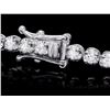 Image 2 : ^18k White Gold 2.80ct Diamond Bracelet