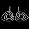 Image 2 : 18K White Gold 3.90ct Diamond Earrings
