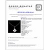 Image 3 : 18K White Gold 1.03ctw  Fancy Diamond Pendant