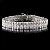 Image 1 : 14K White Gold 4.00ctw Diamond Bracelet