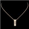Image 2 : 14K Gold 0.56ctw Diamond Pendant