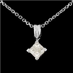 18K Gold 0.25ctw Diamond Pendant