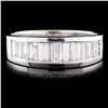 Image 1 : Solid Platinum 1.28ctw Diamond Ring