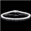 Image 1 : ^18k White Gold 7.50ct Diamond Bracelet