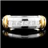 Image 1 : Platinum 0.42ctw Diamond Ring