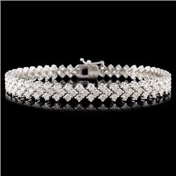 18K Gold 6.00ctw Diamond Bracelet